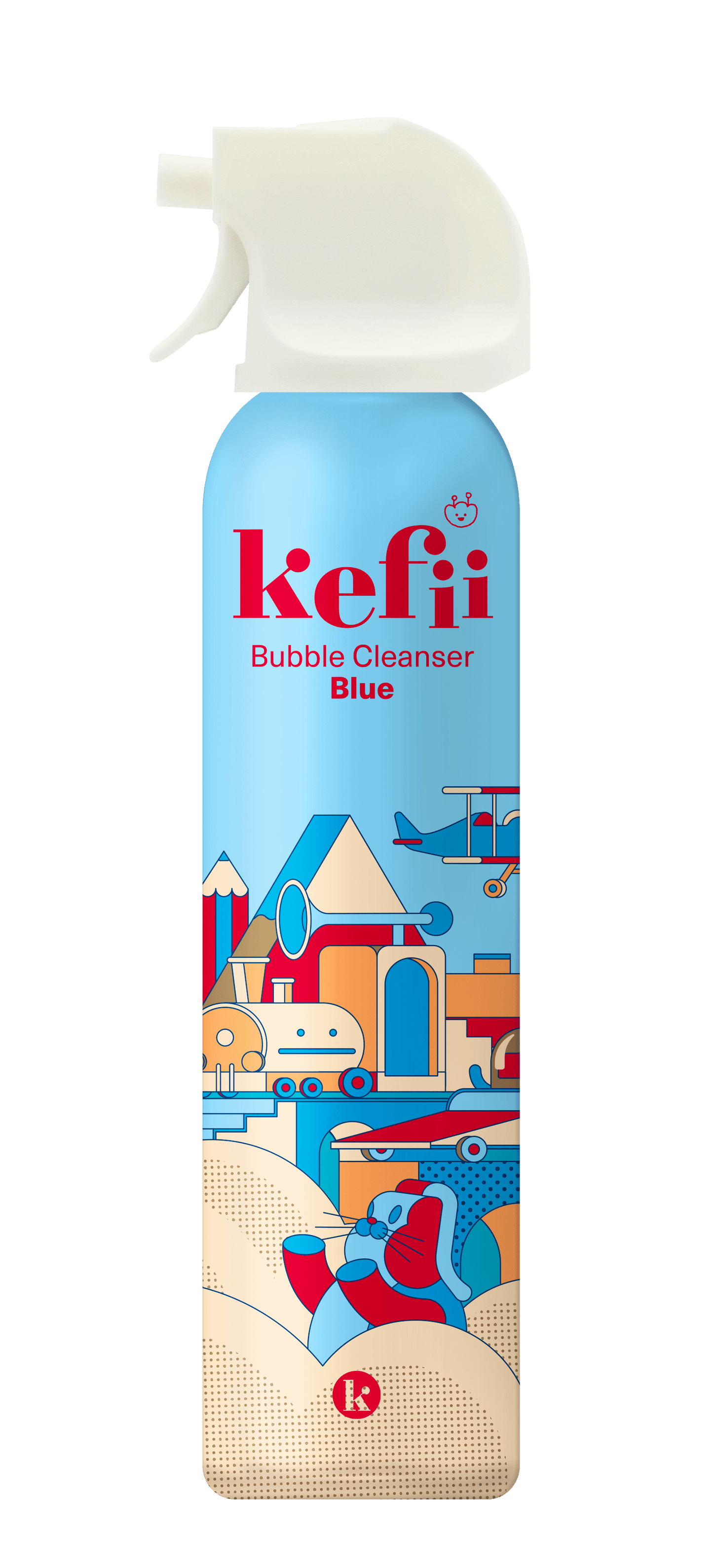 Kefii Bubble Cleanser - Blue (Berry Scent) - Mamarang