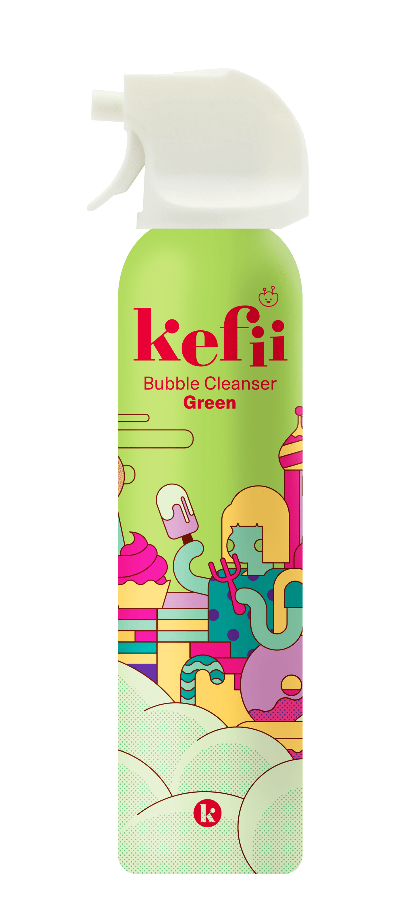 Kefii Bubble Cleanser - Green (Melon Scent) - Mamarang