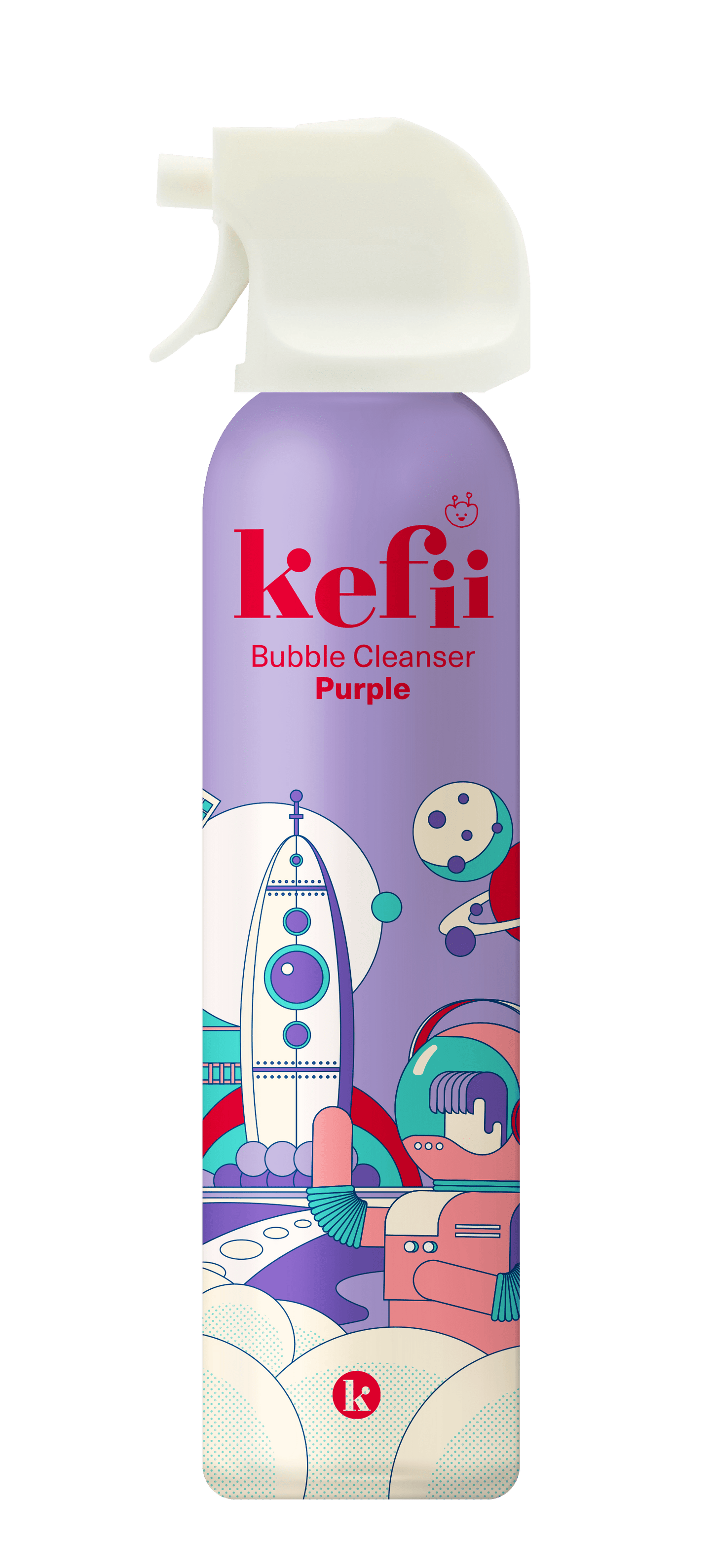 Kefii Bubble Cleanser - Purple (Grape Scent) - Mamarang