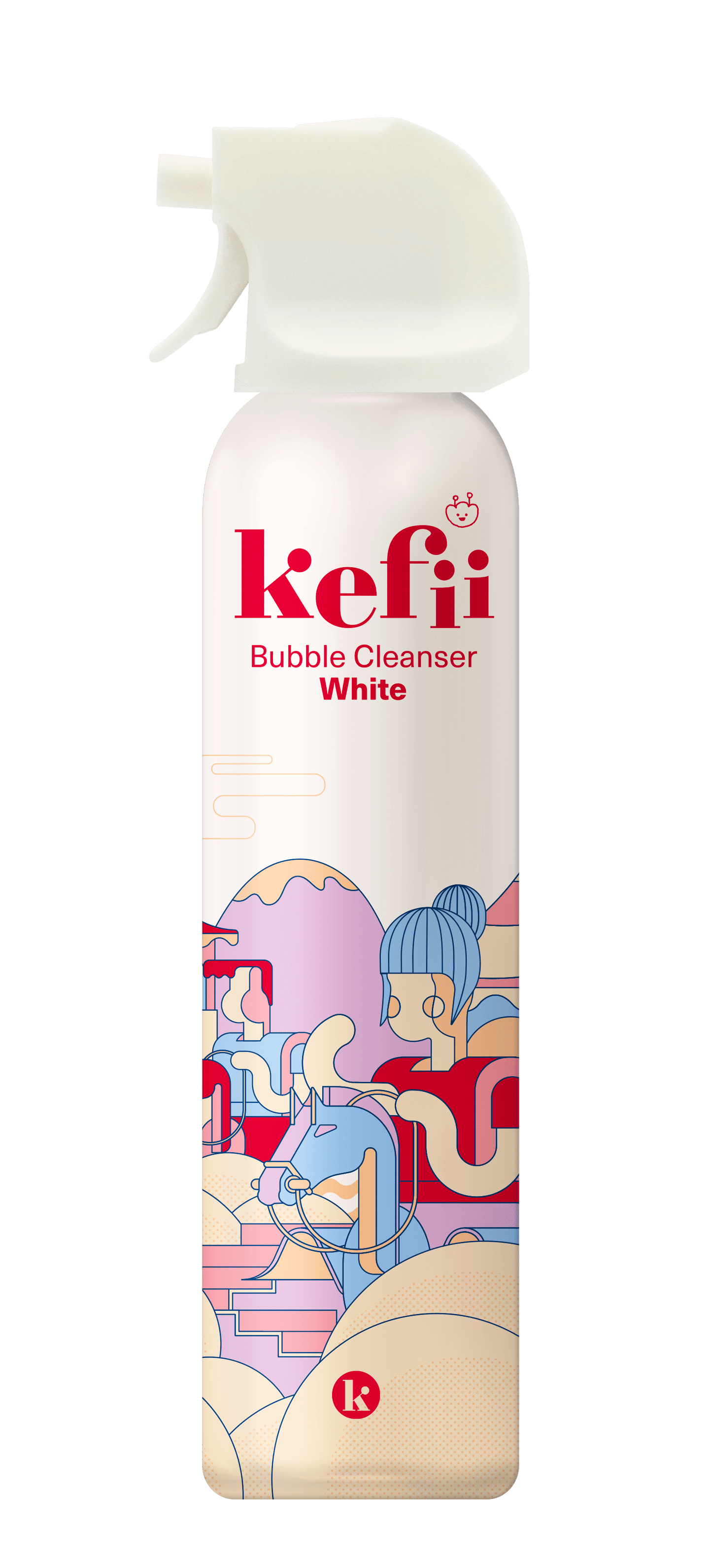 Kefii Bubble Cleanser - White (Pure Scent) - Mamarang