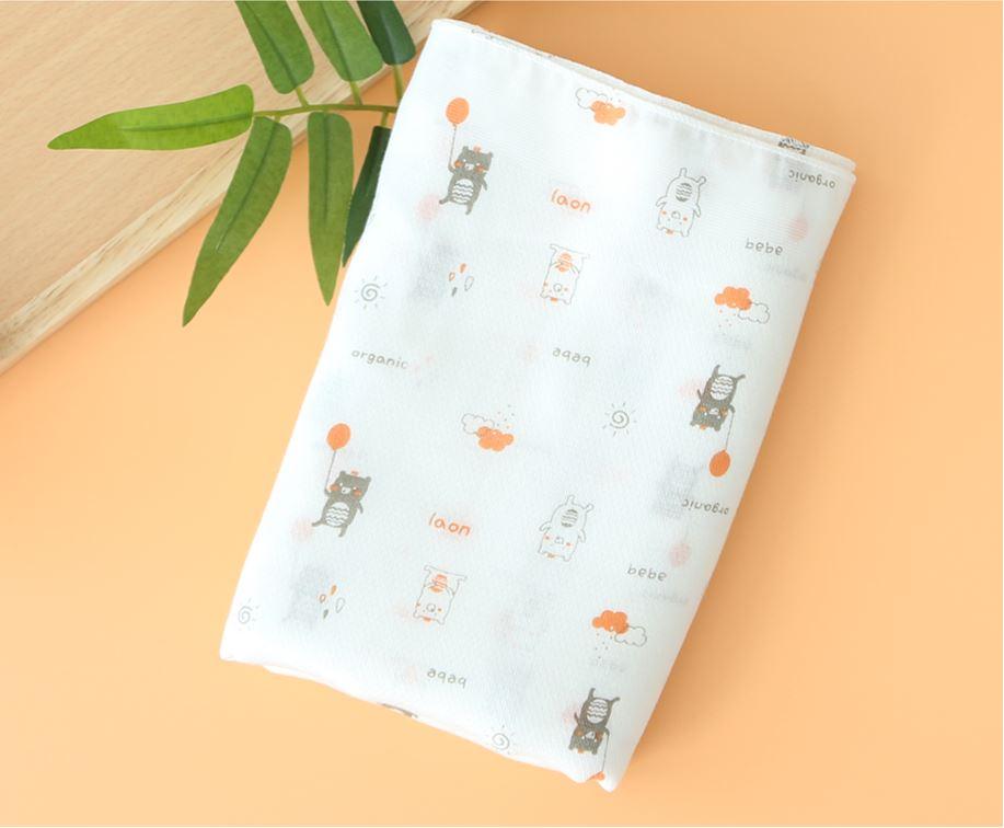 100% Silk Bamboo Washcloths - Bubble Bear - 10 pcs | Bebelaon - Mamarang