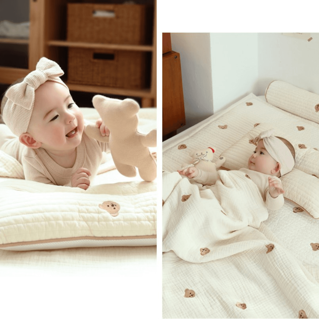 6 layer gauze blanket | 6중 자수 사계절 거즈 블랭킷 - Mamarang