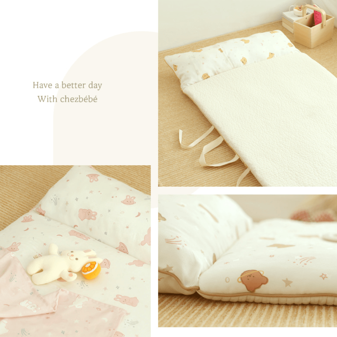 Dream Rayon Sleeping Pad - Chezbit | 인견 일체형 낮잠패드 꿈 시리즈 - 쉐빗 - Mamarang