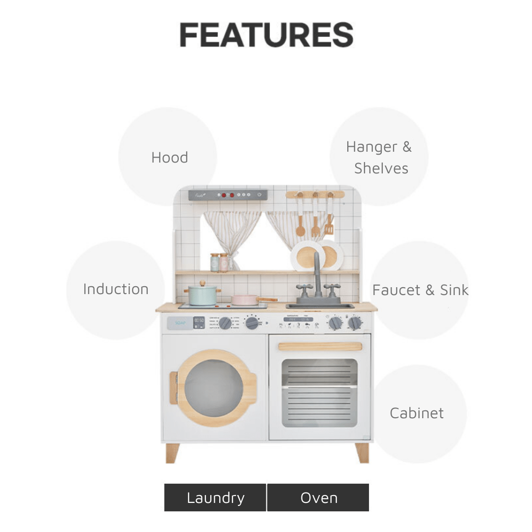 Wooden Kitchen Play Set - Sucrer - Mamarang