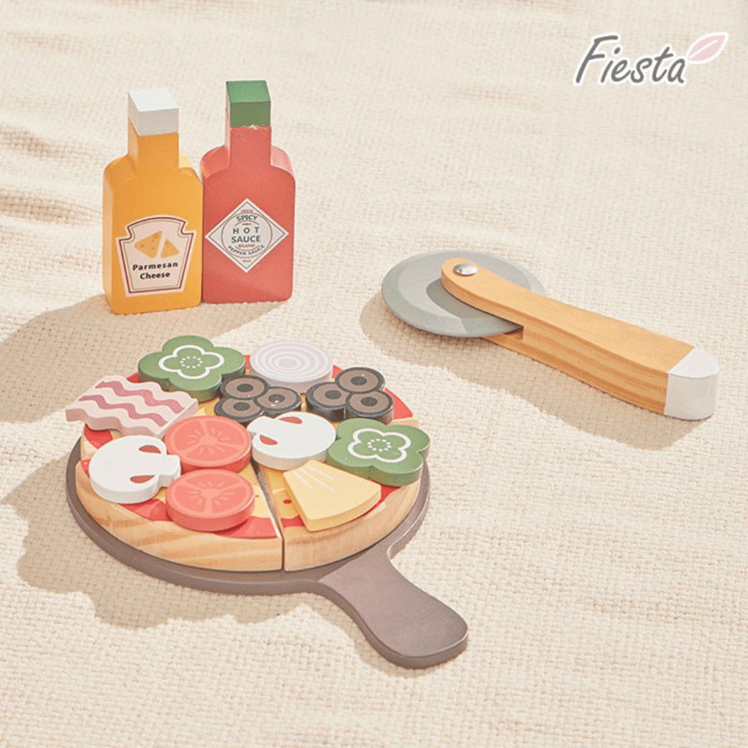 Wooden Play - FULL Set: Ultimate Culinary Adventure Set: Endless Fun in the Kitchen - Mamarang