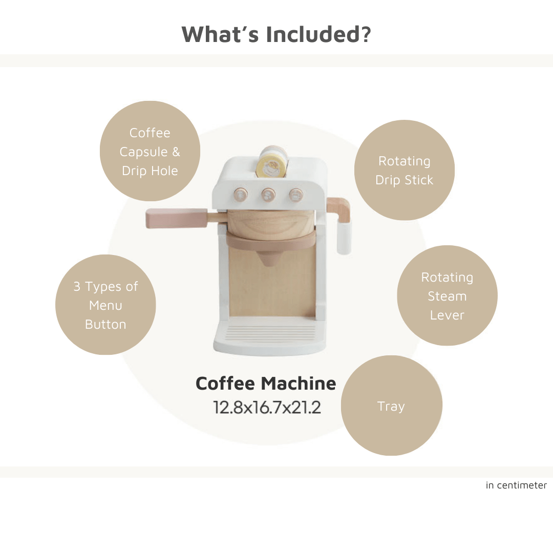 Wooden Play Home Café Set: Your Child’s First Coffee Shop Adventure - Mamarang
