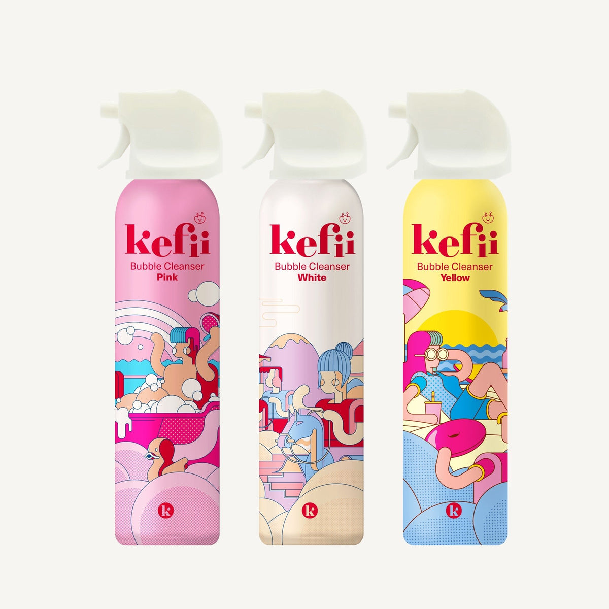 Kefii Bubble Cleanser - 2-in-1 Fun & Gentle Body Wash - Mamarang