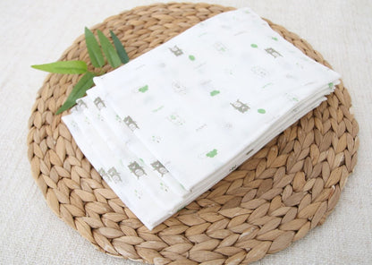 100% Silk Bamboo Diapers / Blanket - Bubble Bear - 5 pcs | Bebelaon - Mamarang