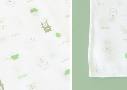 100% Silk Bamboo Washcloths - Bubble Bear - 10 pcs | Bebelaon - Mamarang