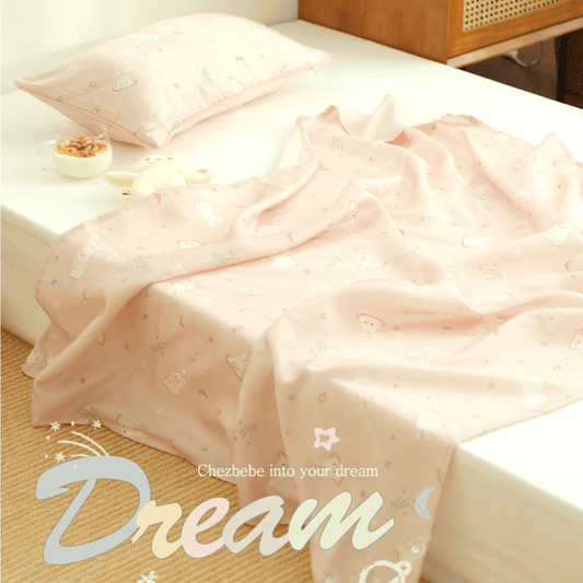 Dream Rayon Blanket Chezbit (Pink) | 인견 블랭킷 꿈 시리즈 - 쉐빗 (Pink) - Mamarang