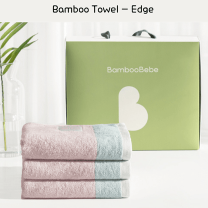 Edge Soft Bamboo Towel - 3pc | Bamboo-Bebe - Mamarang