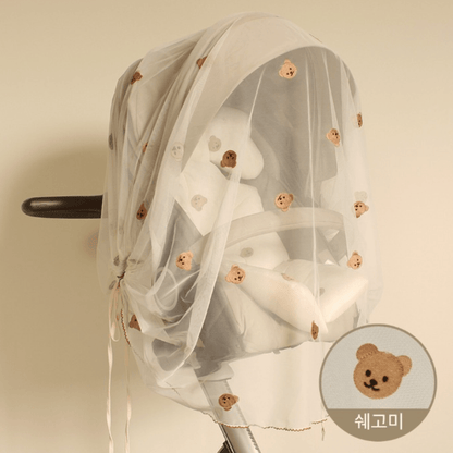 Embroidery stroller cover - Chezgomi | 자수 유모차 가리개 - 쉐고미 - Mamarang