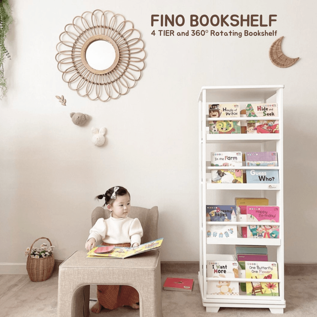 Momsboard Fino Rotating Bookshelf - Mamarang