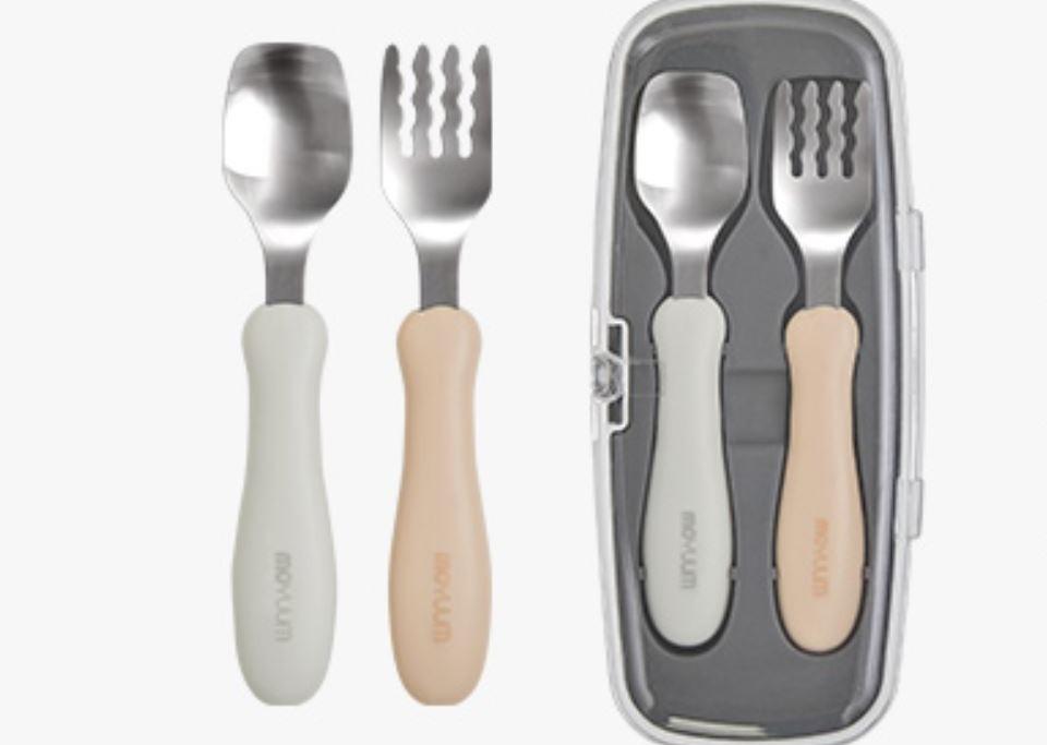 Moyuum Baby Spoon & Fork Set - 2pc