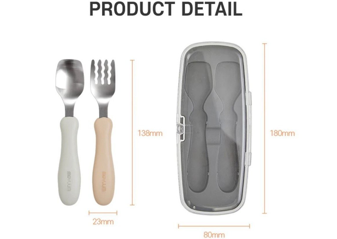 Moyuum Baby Spoon & Fork Set - 2pc | Moyuum - Mamarang