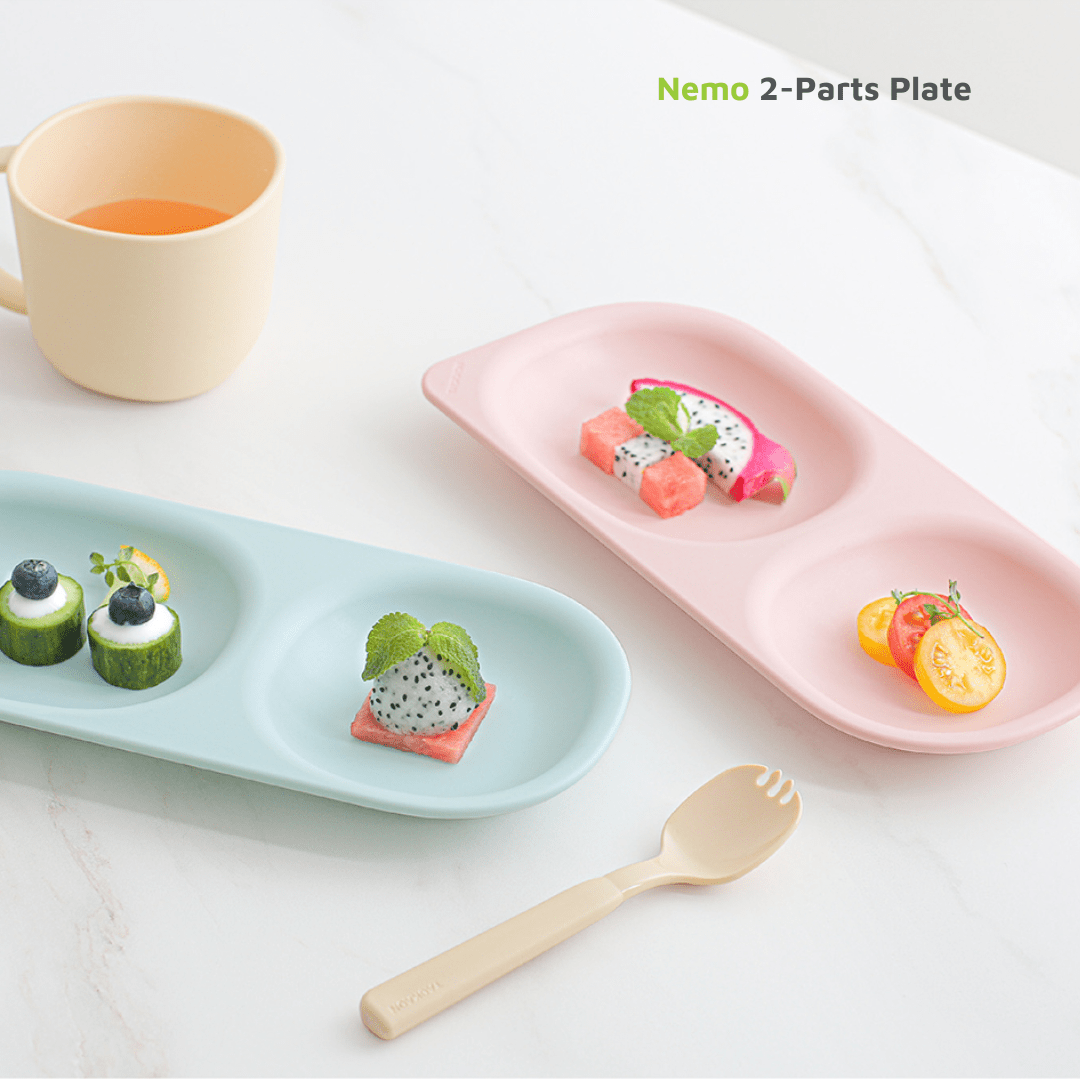 Nemo 2-Parts Plate: Stable and Safe Eating Solution for Kids - Mamarang