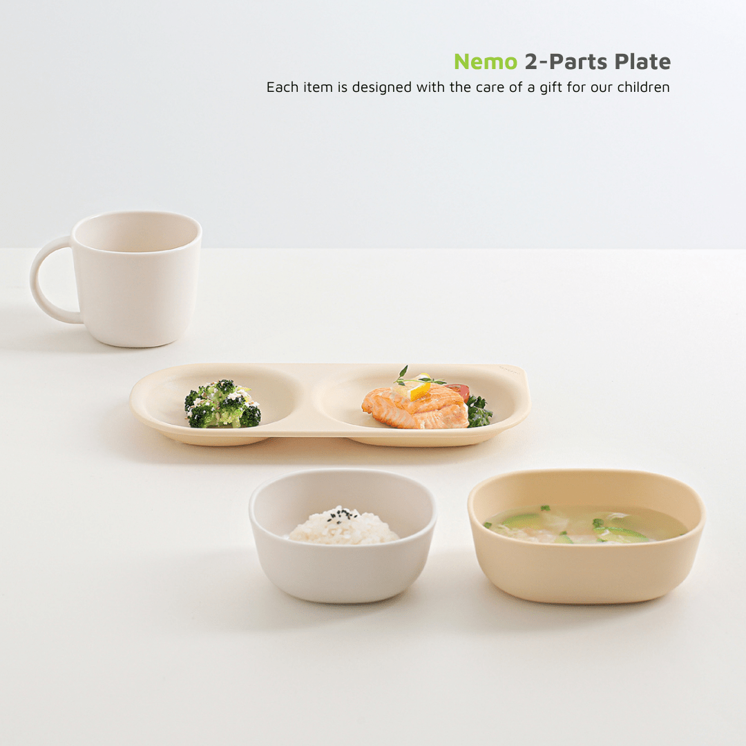 Nemo 2-Parts Plate: Stable and Safe Eating Solution for Kids - Mamarang