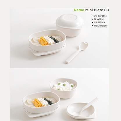 Nemo Mini Plate (L): Multipurpose and Safe Mealtime Companion for Kids - Mamarang