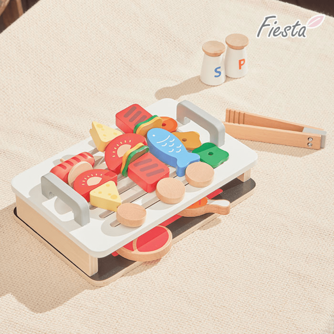Wooden Play - FULL Set: Ultimate Culinary Adventure Set: Endless Fun in the Kitchen - Mamarang